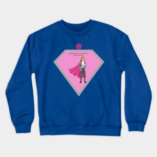 Mom going to school Power Crewneck Sweatshirt